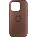 Peak Design Mobile Everyday Fabric Case iPhone 15 Pro - Redwood
