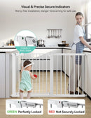 30" Tall Baby Gate - White