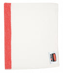 Rubbermaid Microfiber Cloth, Light Duty, 16 in x 19 in, Red, PK 24 - 1805727