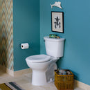 American Standard Gravity Fed, Single Flush, Left Hand Trip Lever, Toilet Tank, 1.6 Gallons per Flush - 4188A004.020