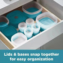 24-Piece Storage Organizer Set - Teal
