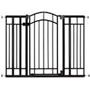 48W Series Doorway Baby Gate, Black