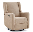 Electronic Power Recliner and Swivel Glider - Sand