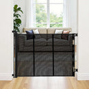 Retractable Baby Gate - Black