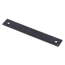 Hampton 10 in. H X 1.5 in. W X 1/8 in. D Black Steel Strap Brace