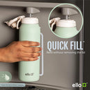 Pop and Fill 22oz Stainless Steel Water Bottle Black
