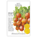 Beet, Botanical Interests Golden Boy Seeds