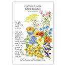 Flower Mix, Botanical Interests Edible Beauties Seeds