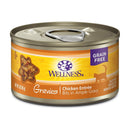 Wellness Complete Health Gravies Chicken Dinner, Canned Cat Food, 3 oz