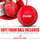 Teeball Glove + Ball Set - 9.5" Lefty - Red