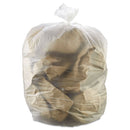 Inteplast High-Density Interleaved Commercial Can Liners, 55 Gal, 17 Microns, 36" X 60", Clear, 200/Carton - IBSS366017N