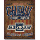 Chevy American Tradition Tin Sign