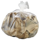 Inteplast High-Density Interleaved Commercial Can Liners, 30 Gal, 8 Microns, 30" X 37", Clear, 500/Carton - IBSS303708N