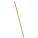 Rubbermaid Wood Threaded-Tip Broom/Sweep Handle, 60", Natural - RCP6361