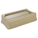 Rubbermaid Slim Jim Swing Lid, 11.38W X 20.5D X 5H, Beige - RCP267360BEI