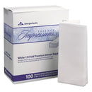 Georgia-Pacific Essence Impressions 1/8-Fold Dinner Napkins, Two-Ply, 17 X 17, White - GPC92117