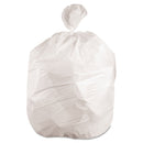 Boardwalk Low-Density Waste Can Liners, 56 Gal, 0.6 Mil, 43" X 47", White, 100/Carton - BWK4347EXH