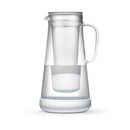 7 Cup Glass Water Filter Pitcher - White