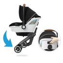 DualRide Infant Car Seat Stroller Combo - Black