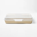 Nonstick Aluminized Steel Cake Pan Set with Lid - Gold