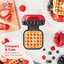 Mini Waffle Maker - Red