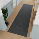 2'7" X 30' Ultra-Thin Hallway Runner Rug - Black