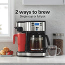 2-Way Programmable Coffee Maker - Black