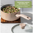 Simply Cook 20pc Ceramic Nonstick Cookware Set - Beige