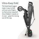 G-Luxe Light Weight Stroller - Greyson (Charcoal Mélange/Carbon Frame)