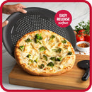 Large Nonstick Carbon Steel Pizza Pan - Gray