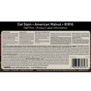 Old Masters Semi-Transparent American Walnut Oil-Based Alkyd Gel Stain 1/2 pt, Pack of 6