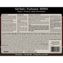 Old Masters Semi-Transparent Fruitwood Oil-Based Alkyd Gel Stain 1 qt