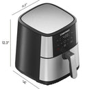 Chefman TurboFry 6-Quart Digital Air Fryer with Touch Controls and 4 Cooking Functions