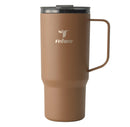 Vacuum Insulated Stainless Steel Travel Mug - Brown