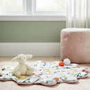 Floor Blanket And Playmat - Pink Flower