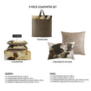 Bebejan Magnolia 5-Piece Reversible Comforter Set - Queen