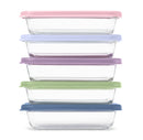 Everyday 10pc 3c Glass Meal prep Food Storage Container Set - Coastal Postcard