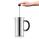 Bodum Tribute 34 Ounce Double Wall French Press Coffee Maker - Stainless Steel