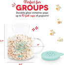 Microwave Popcorn Popper - Aqua
