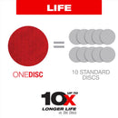Diablo SandNet 5 in. Aluminum Oxide Hook and Lock Sanding Disc 220 Grit Ultra Fine 10 pk