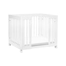 Yuzu 8-in-1 Convertible Crib with All-Stages Conversion Kits - White