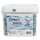 PAK-IT Industrial-Strength Deodorizer, Autumn Fresh, 100 Pak-Its/Tub, 4 Tubs/Carton - BIG5853203400CT