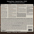 Old Masters Semi-Transparent Spanish Oak Oil-Based Wiping Stain 1 gal, Pack of 2