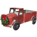 17.5" Red Truck w/ Wreath