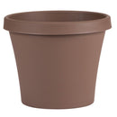 Bloem Terra Plastic Planter, Chocolate, 8 in.
