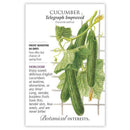 Cucumber, Botanical Interests Telegraph Improved Seeds (Heirloom)