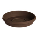 Bloem Terra Plastic Saucer, Chocolate, 20 in.