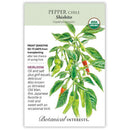 Botanical Interests, Pepper, Chille Shishito Organic