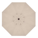 Treasure Garden Cantilever 10' Umbrella, Bronze Finish,  Champagne Fabric