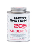 West System 205 Hardener High Strength Epoxy Clear Fast Hardener Curing Agent 7 oz, Pack of 4